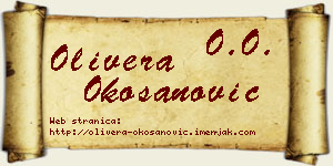 Olivera Okošanović vizit kartica
